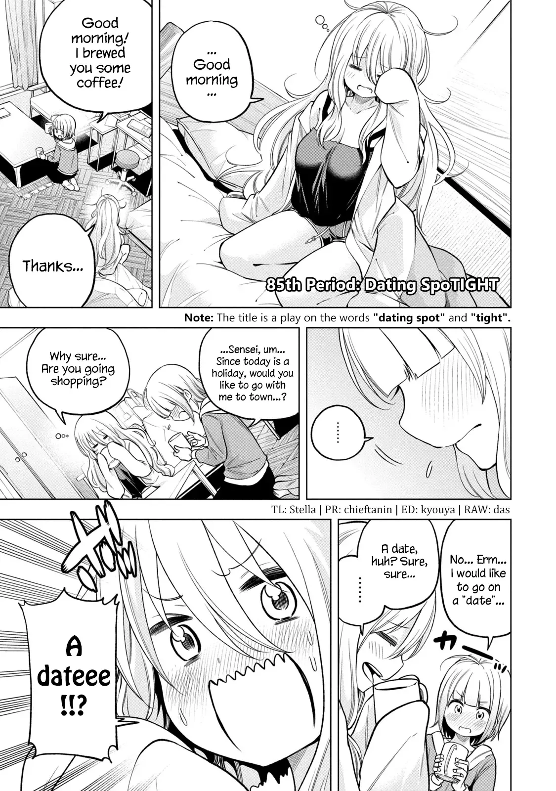 Why are you here Sensei!? Chapter 85 page 1