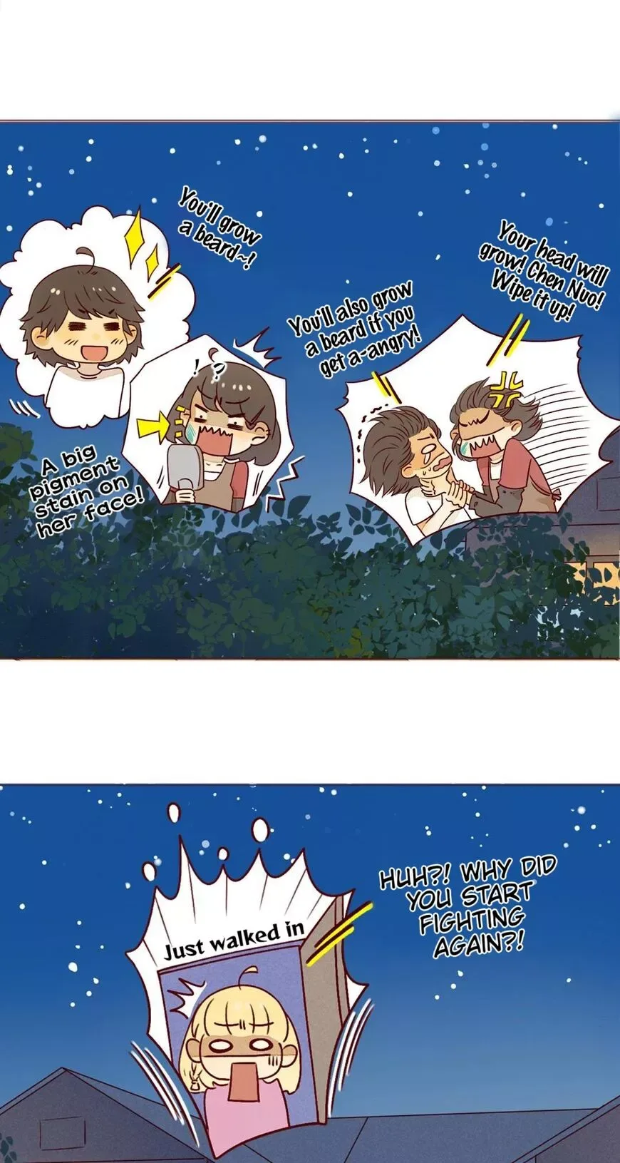 That Year, Under the Starry Sky Chapter 28 page 15