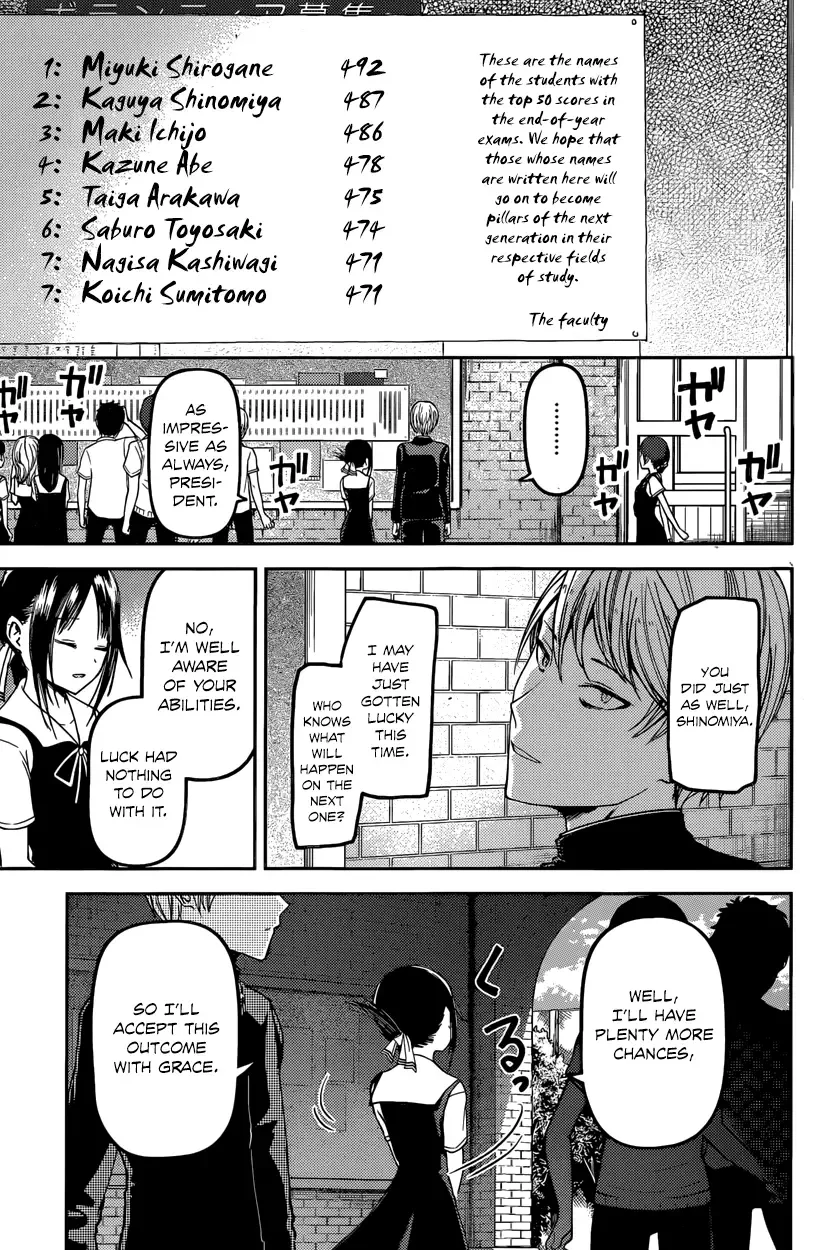 Kaguya Wants to be Confessed To: The Geniuses' War of Love and Brains Chapter 31 page 15