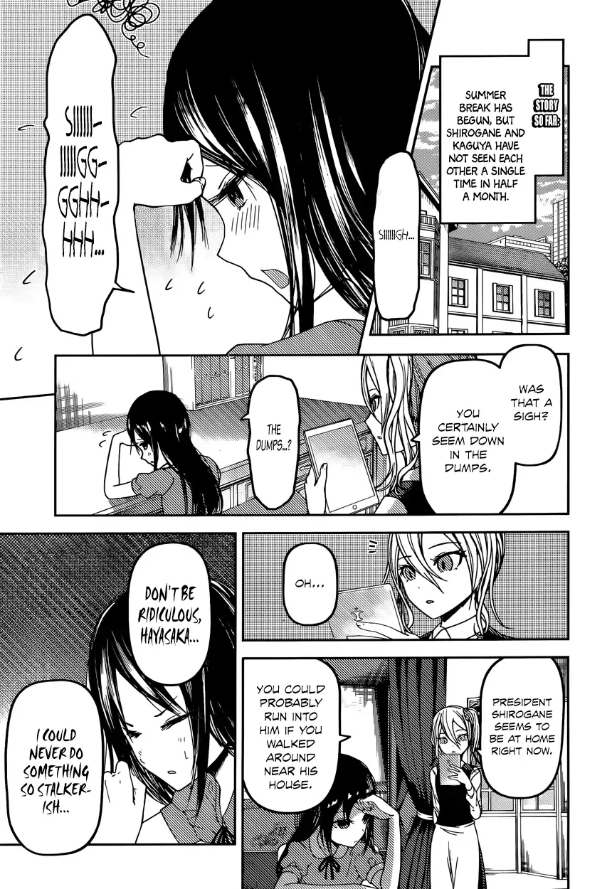 Kaguya Wants to be Confessed To: The Geniuses' War of Love and Brains Chapter 42 page 1