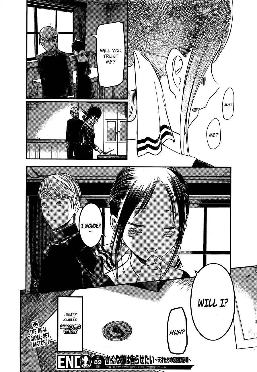 Kaguya Wants to be Confessed To: The Geniuses' War of Love and Brains Chapter 99 page 19