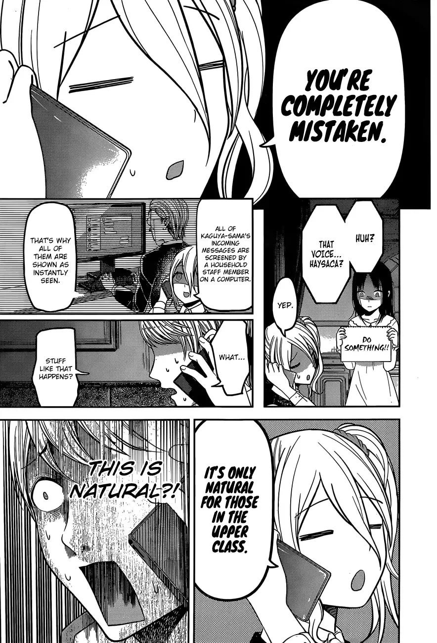 Kaguya Wants to be Confessed To: The Geniuses' War of Love and Brains Chapter 102 page 18