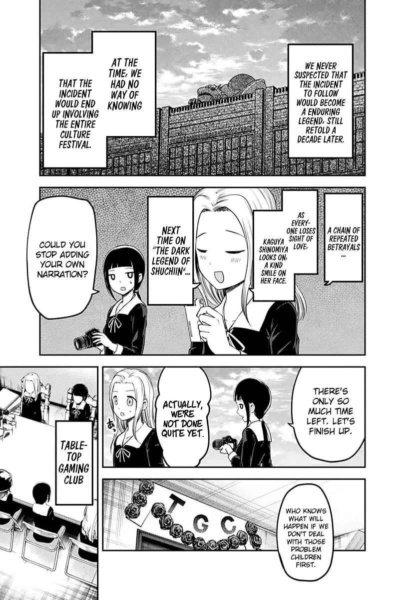 Kaguya Wants to be Confessed To: The Geniuses' War of Love and Brains Chapter 116 page 18