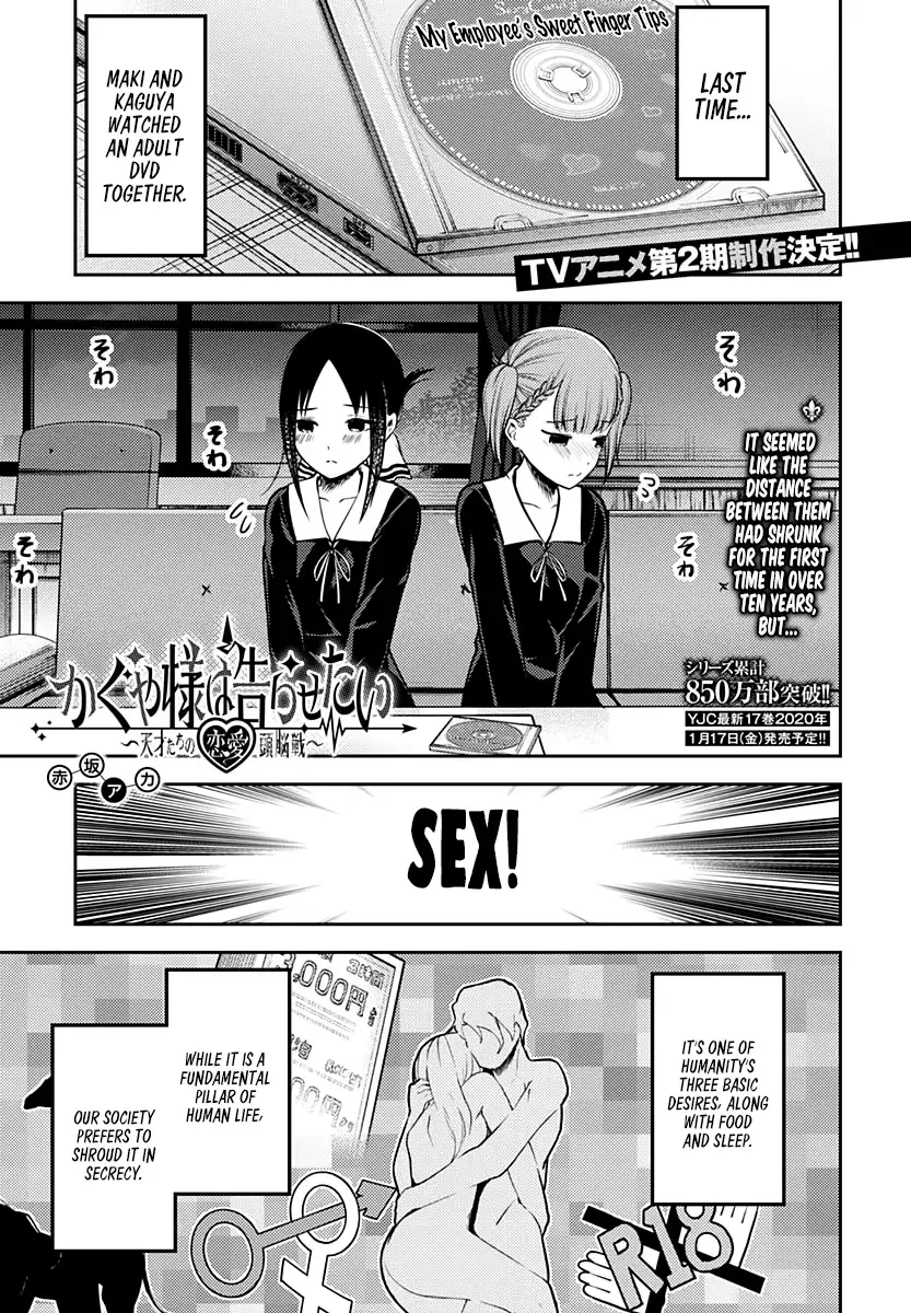 Kaguya Wants to be Confessed To: The Geniuses' War of Love and Brains Chapter 169 page 1