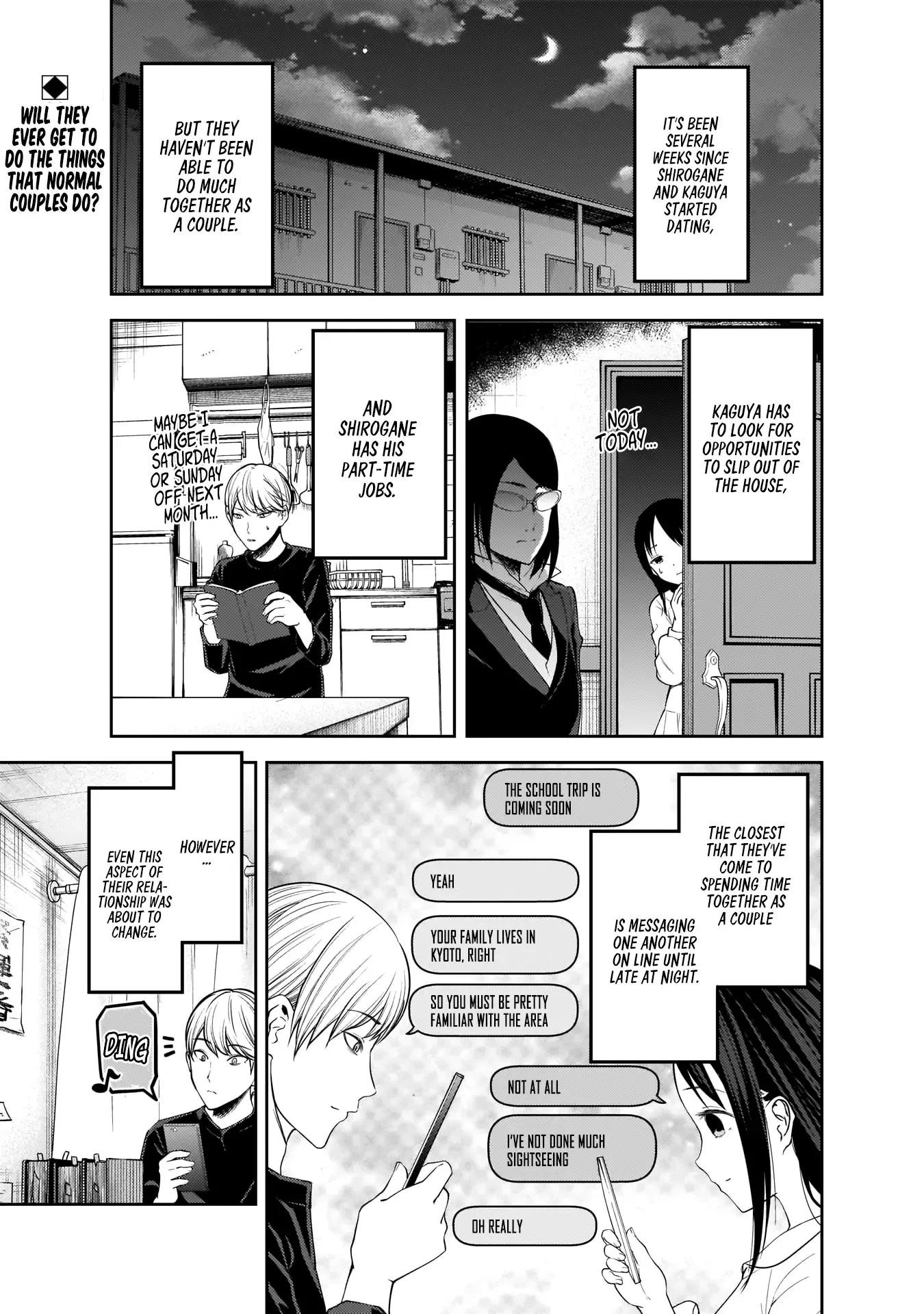 Kaguya Wants to be Confessed To: The Geniuses' War of Love and Brains Chapter 170 page 1