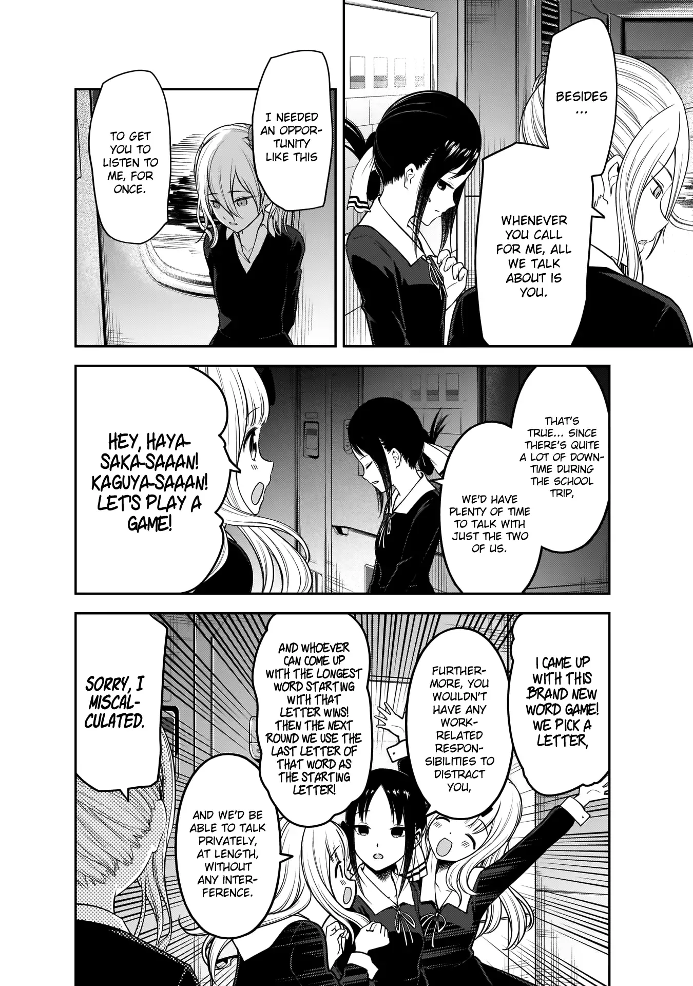 Kaguya Wants to be Confessed To: The Geniuses' War of Love and Brains Chapter 180 page 9