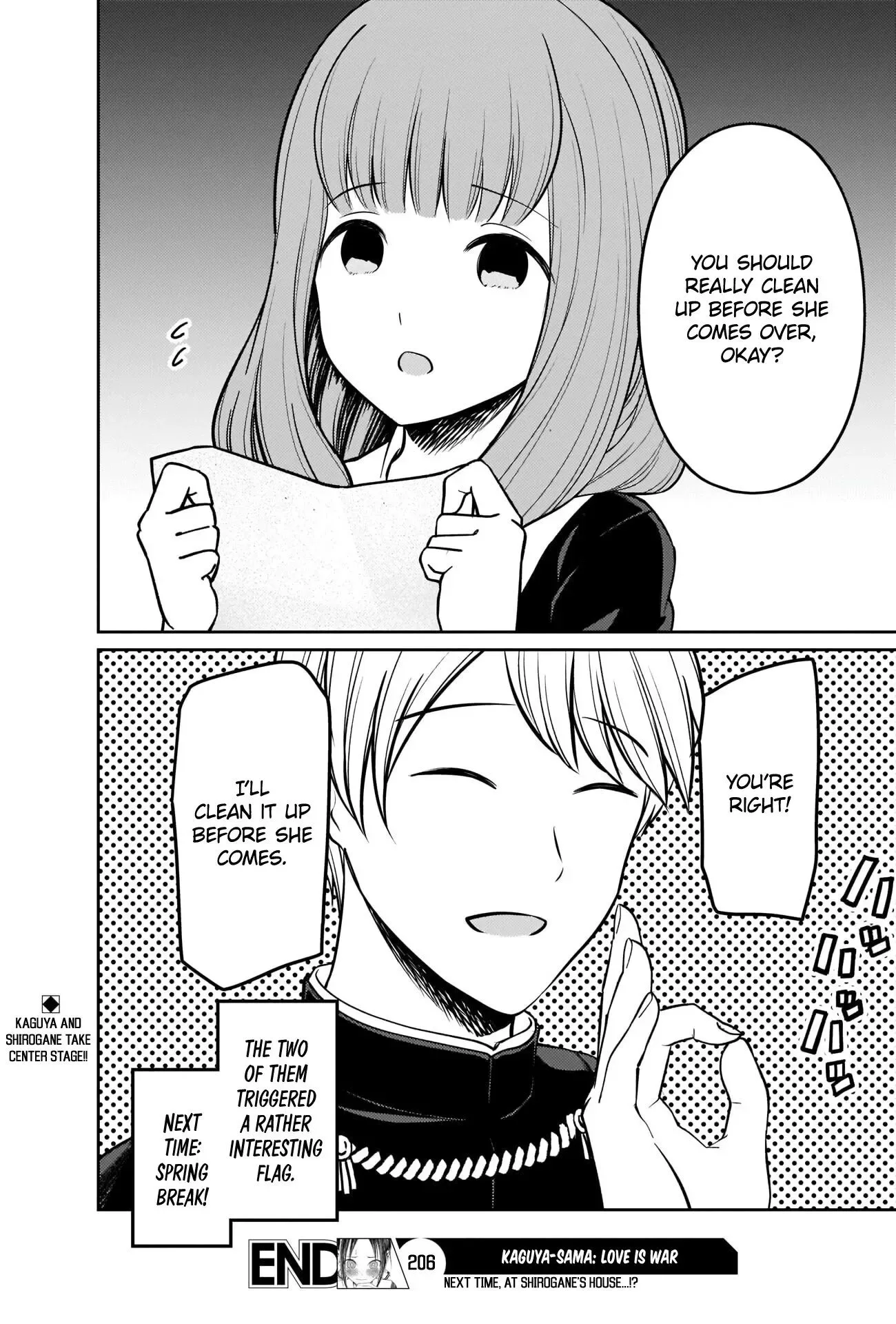 Kaguya Wants to be Confessed To: The Geniuses' War of Love and Brains Chapter 206 page 18