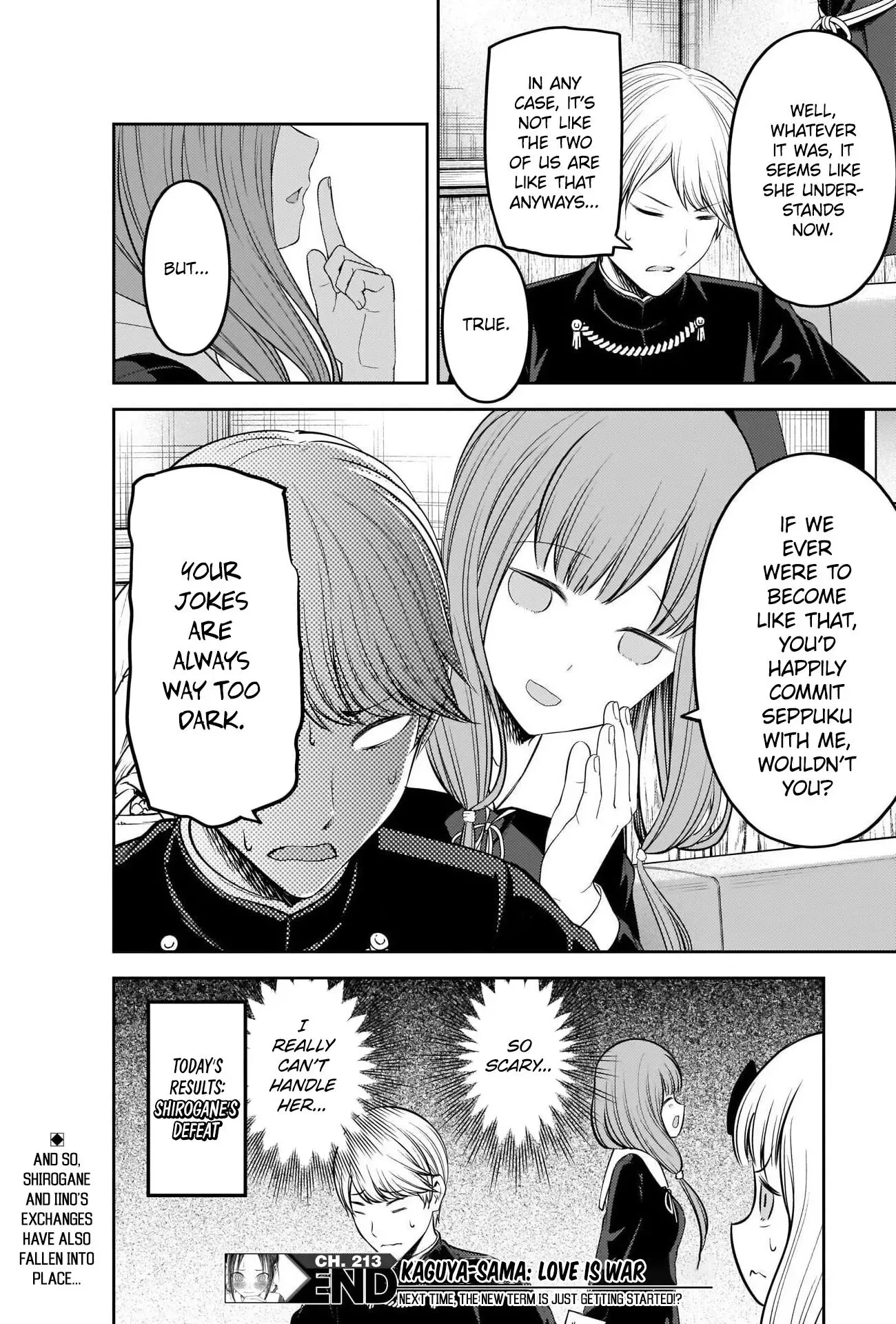Kaguya Wants to be Confessed To: The Geniuses' War of Love and Brains Chapter 213 page 18
