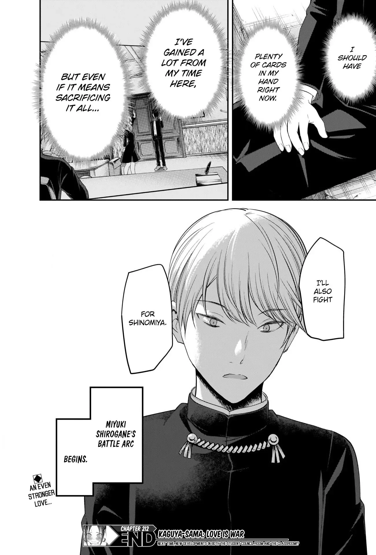 Kaguya Wants to be Confessed To: The Geniuses' War of Love and Brains Chapter 212 page 18