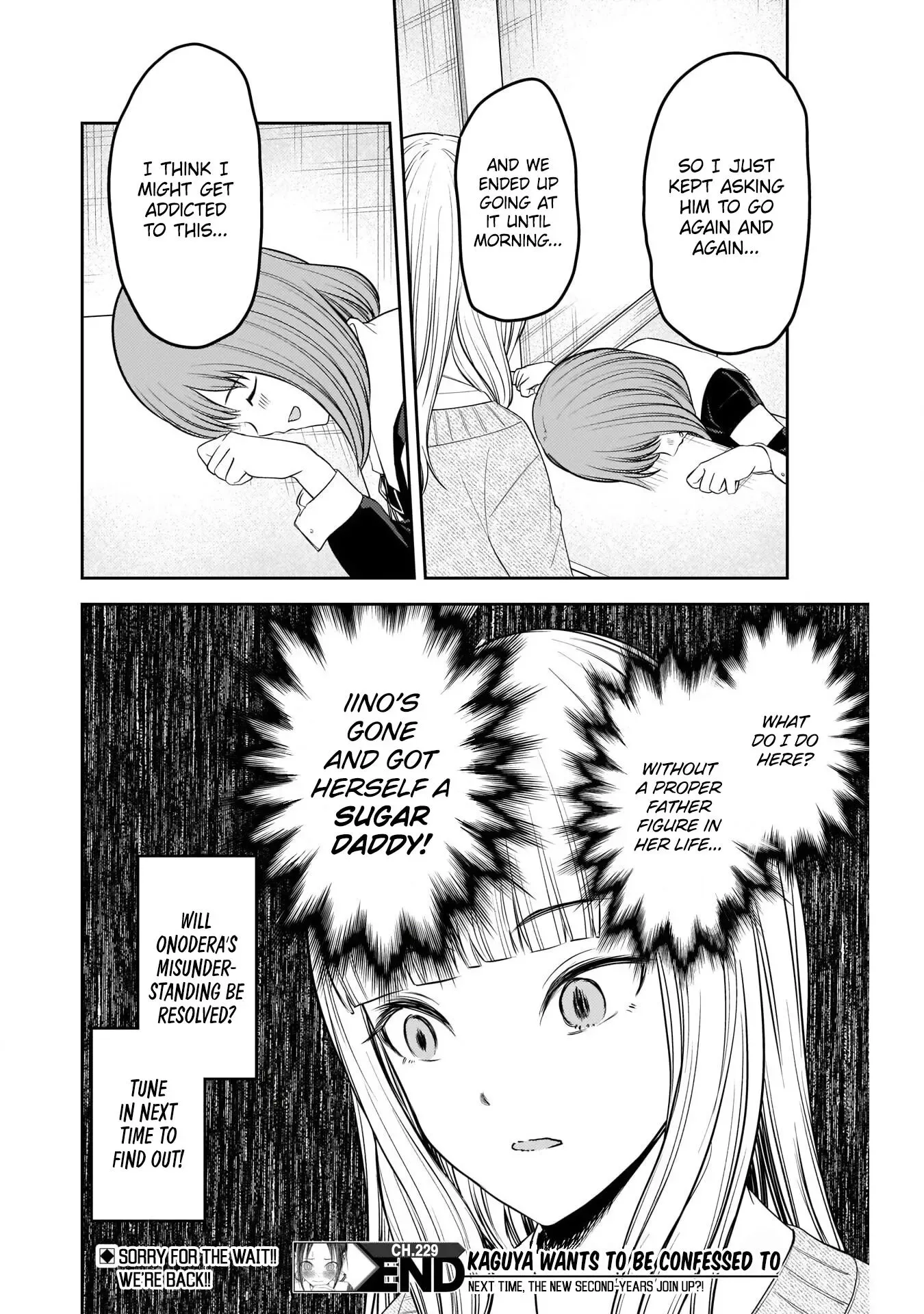 Kaguya Wants to be Confessed To: The Geniuses' War of Love and Brains Chapter 229 page 19