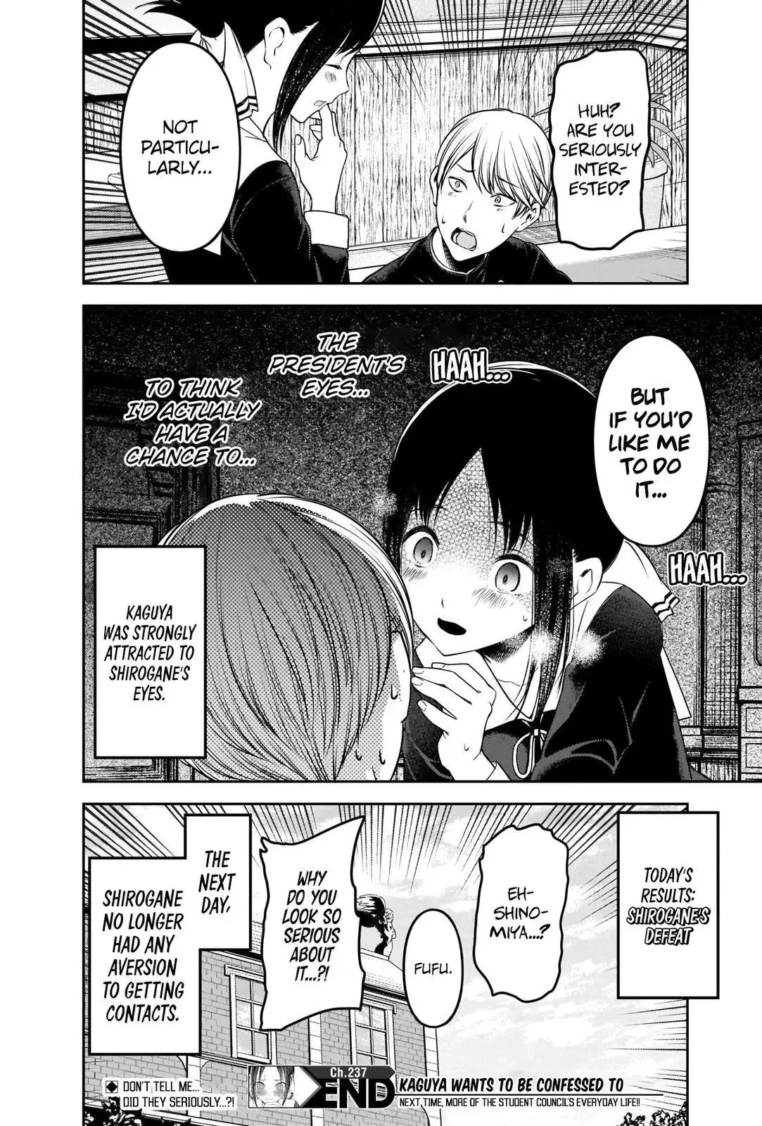 Kaguya Wants to be Confessed To: The Geniuses' War of Love and Brains Chapter 237 page 18