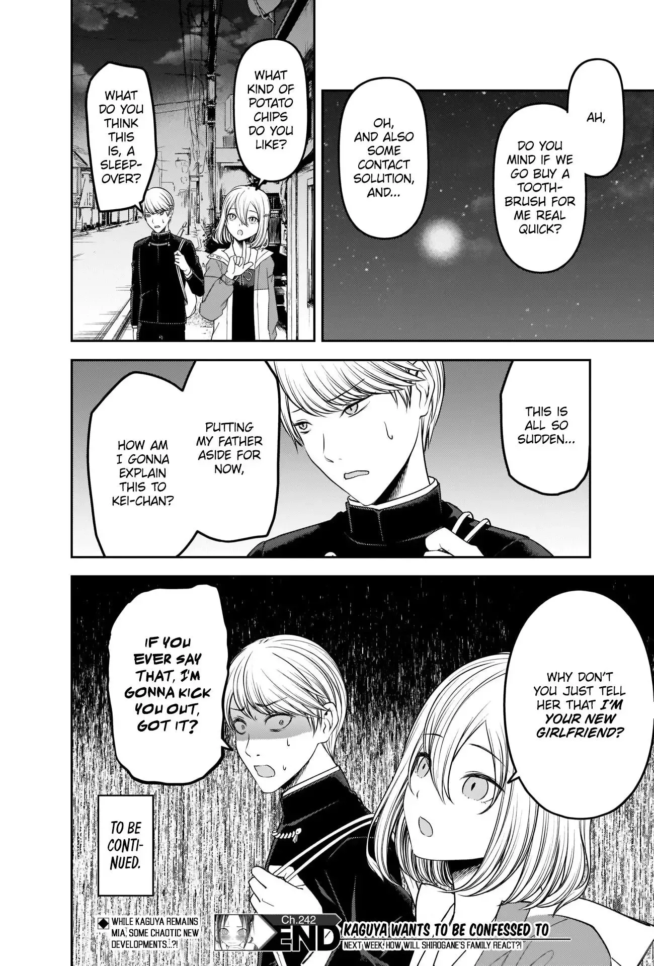Kaguya Wants to be Confessed To: The Geniuses' War of Love and Brains Chapter 242 page 18