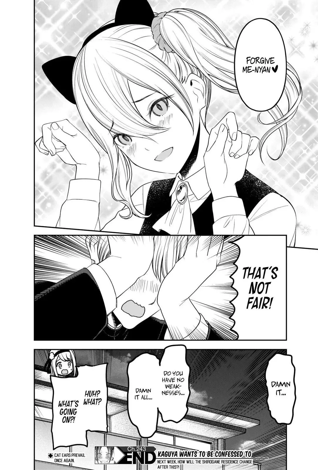 Kaguya Wants to be Confessed To: The Geniuses' War of Love and Brains Chapter 243 page 18