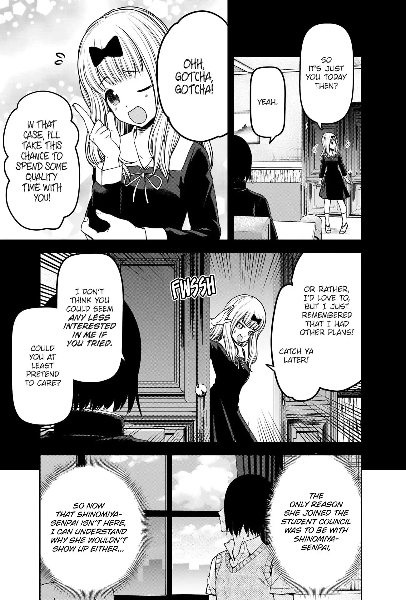 Kaguya Wants to be Confessed To: The Geniuses' War of Love and Brains Chapter 244 page 3