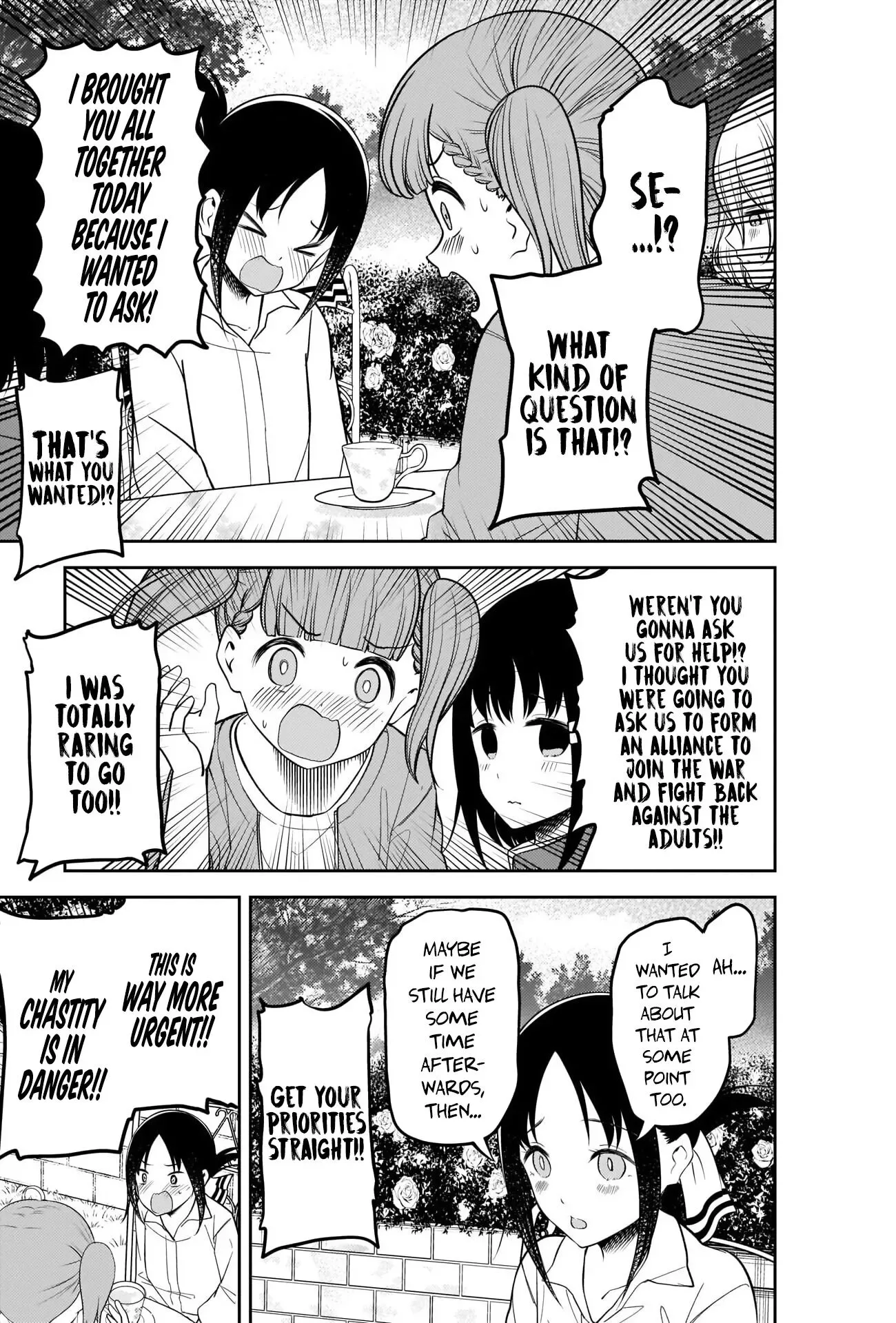 Kaguya Wants to be Confessed To: The Geniuses' War of Love and Brains Chapter 216 page 11