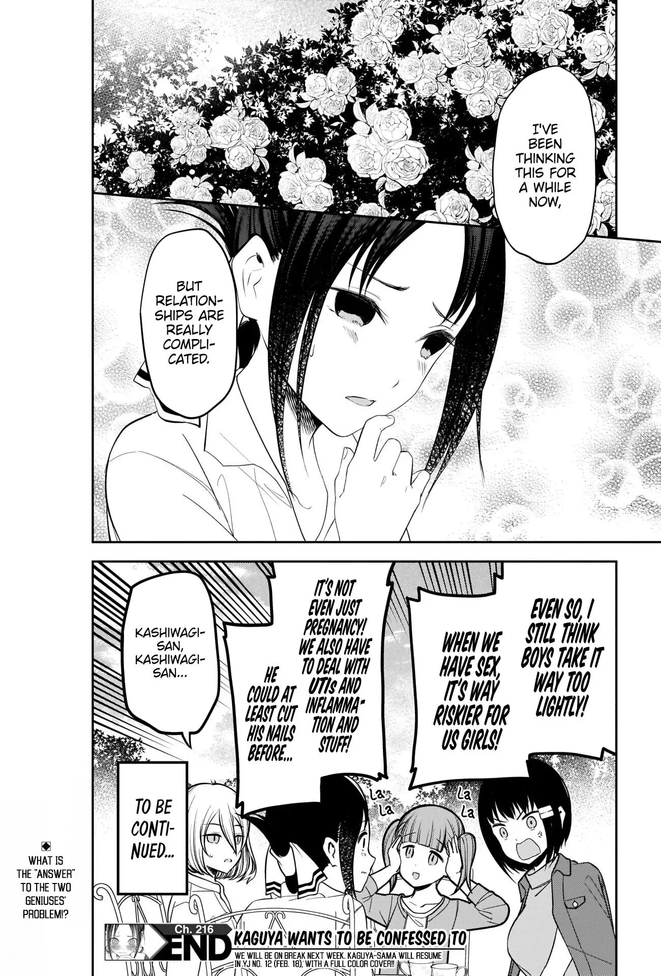 Kaguya Wants to be Confessed To: The Geniuses' War of Love and Brains Chapter 216 page 18