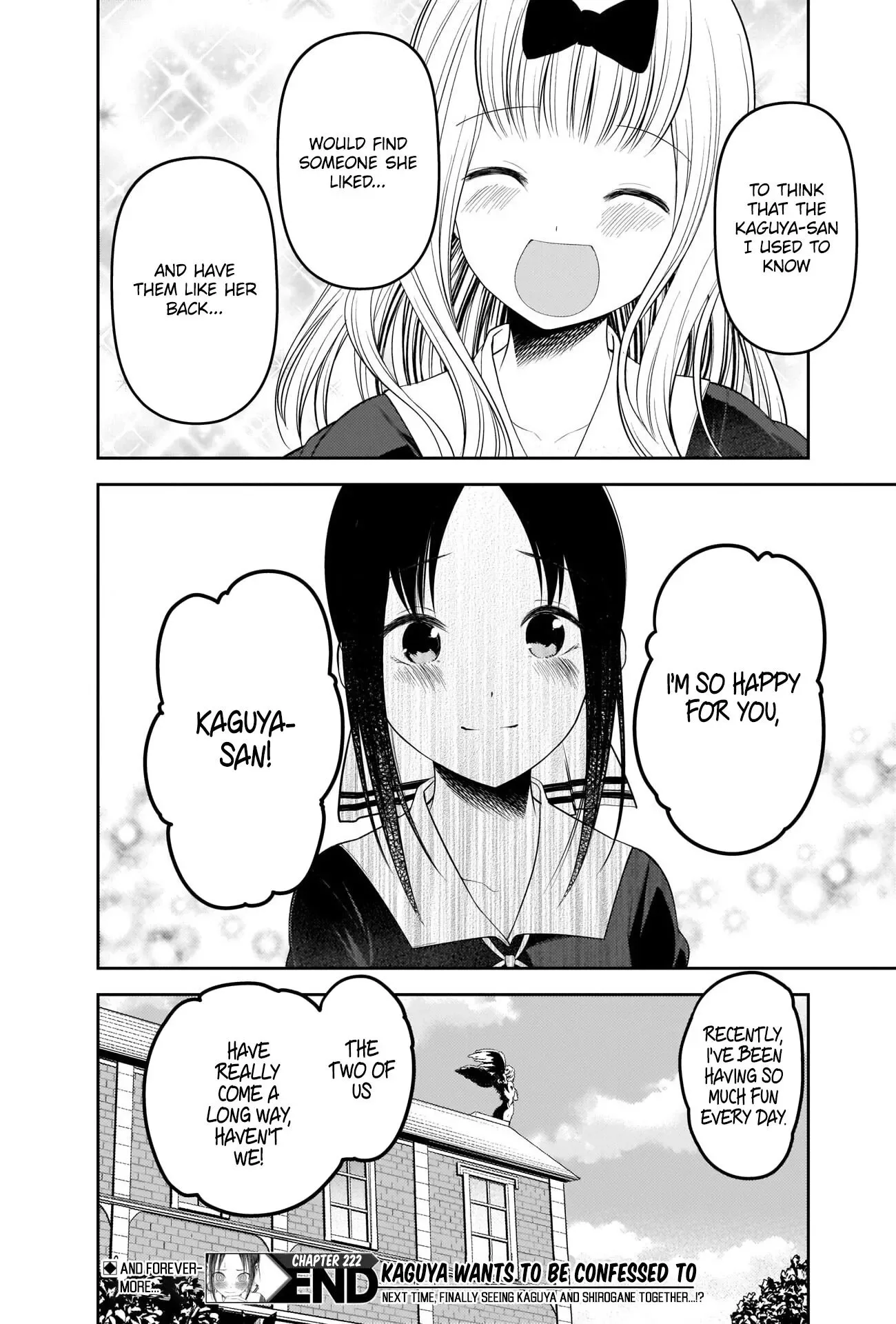 Kaguya Wants to be Confessed To: The Geniuses' War of Love and Brains Chapter 222 page 18