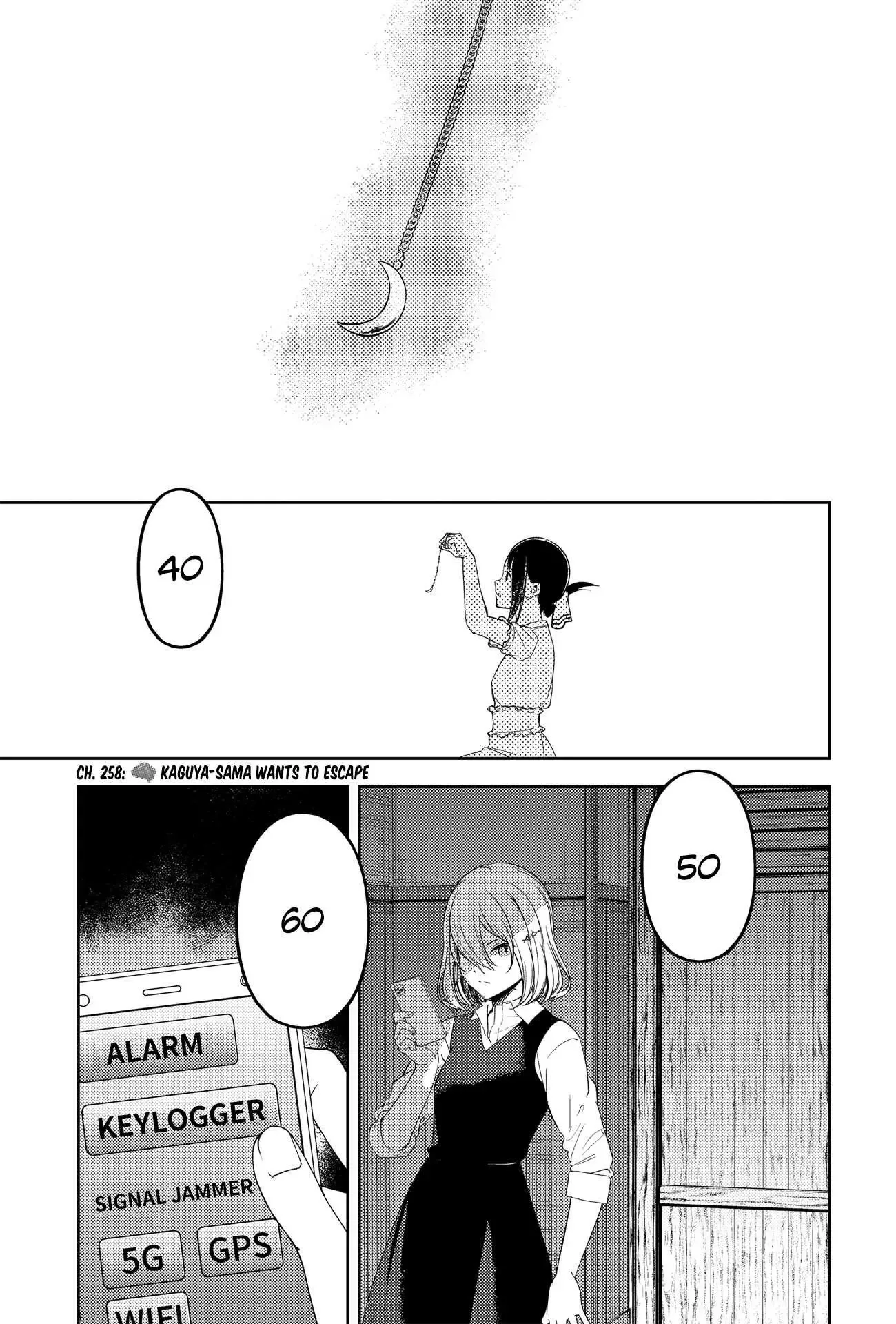 Kaguya Wants to be Confessed To: The Geniuses' War of Love and Brains Chapter 258 page 1