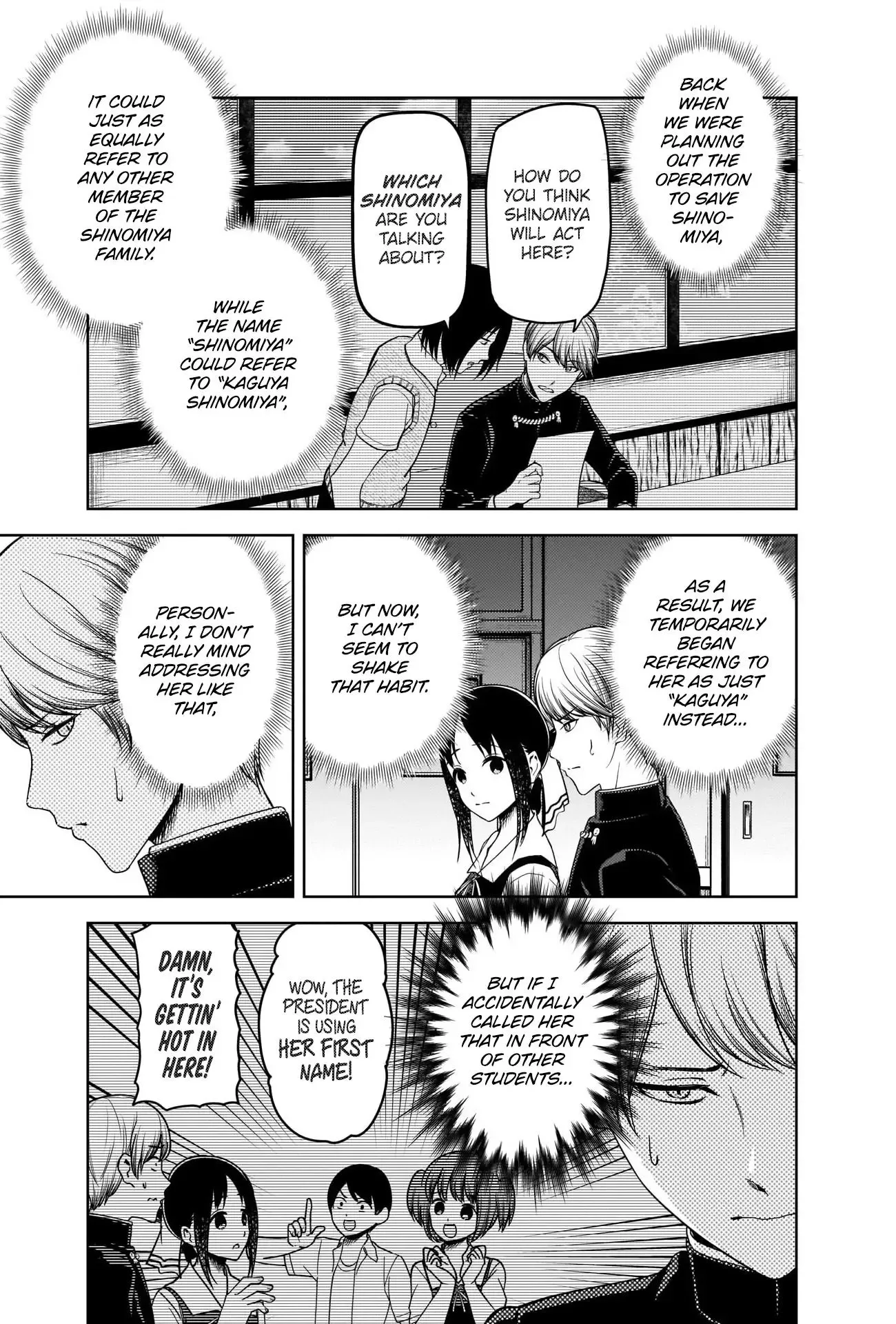 Kaguya Wants to be Confessed To: The Geniuses' War of Love and Brains Chapter 264 page 3