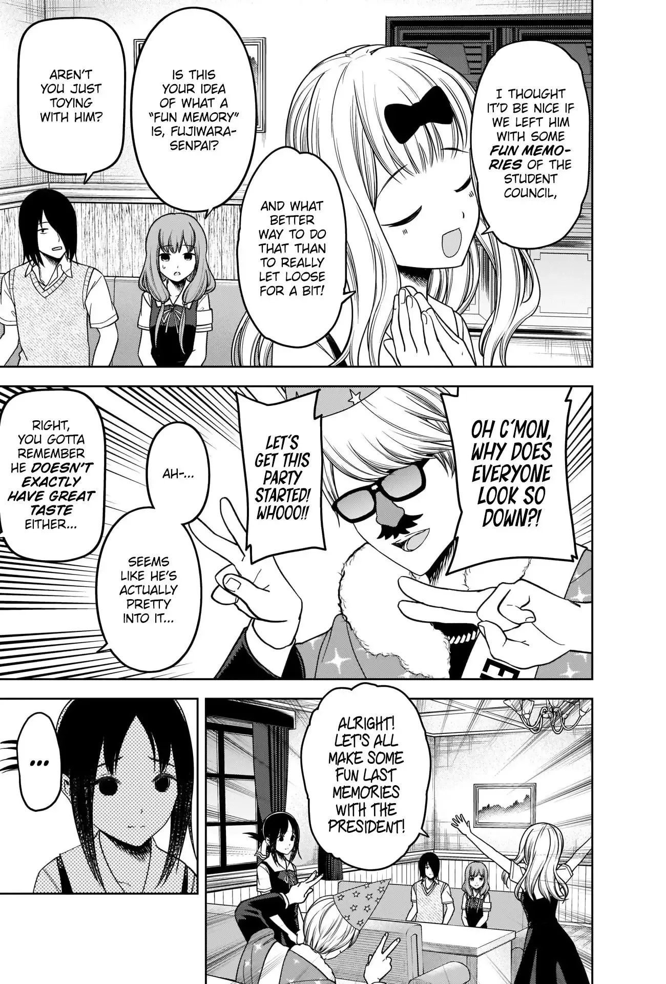 Kaguya Wants to be Confessed To: The Geniuses' War of Love and Brains Chapter 263 page 3