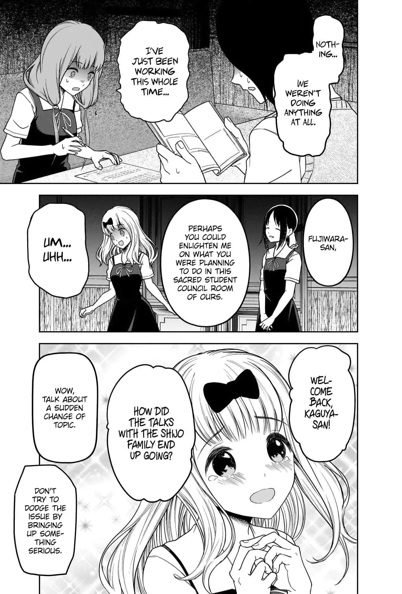 Kaguya Wants to be Confessed To: The Geniuses' War of Love and Brains Chapter 262 page 13