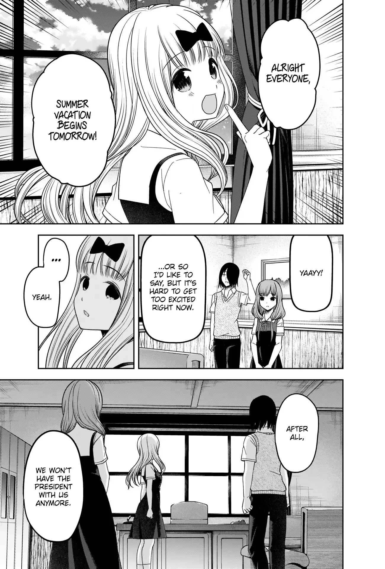 Kaguya Wants to be Confessed To: The Geniuses' War of Love and Brains Chapter 268 page 3