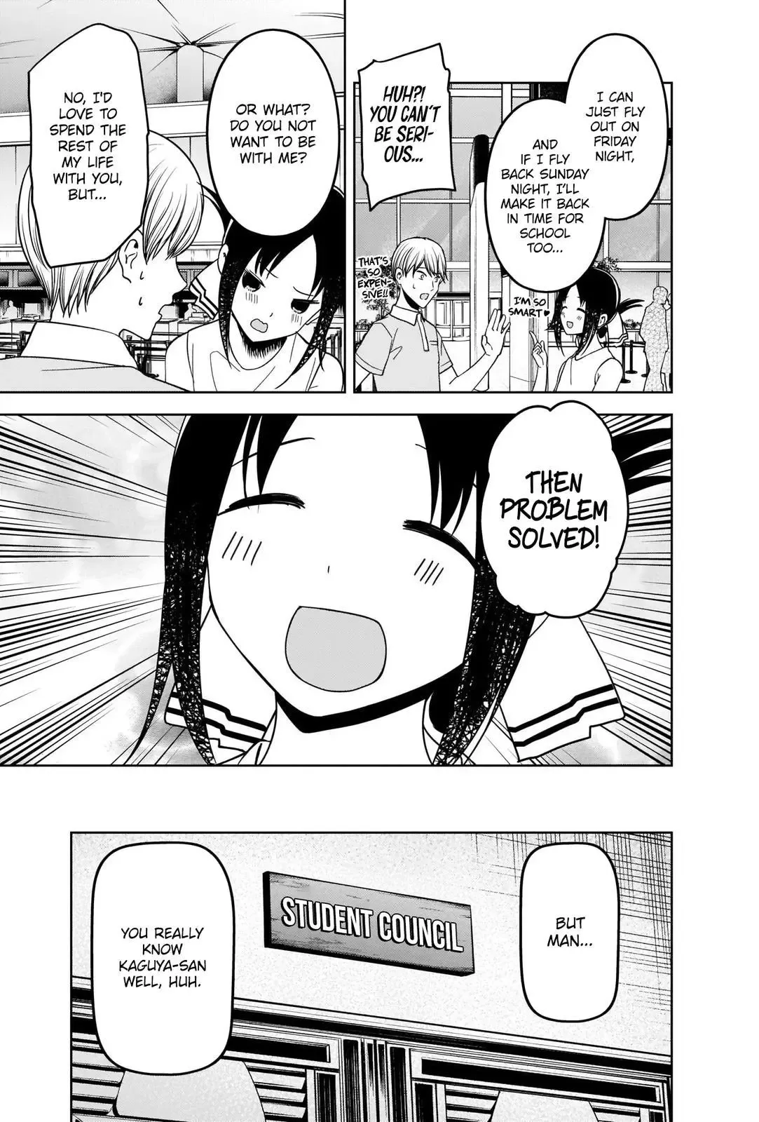 Kaguya Wants to be Confessed To: The Geniuses' War of Love and Brains Chapter 267 page 19