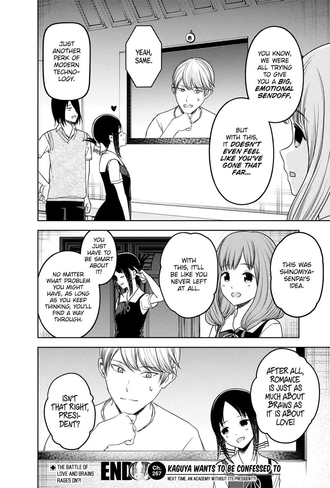 Kaguya Wants to be Confessed To: The Geniuses' War of Love and Brains Chapter 267 page 20