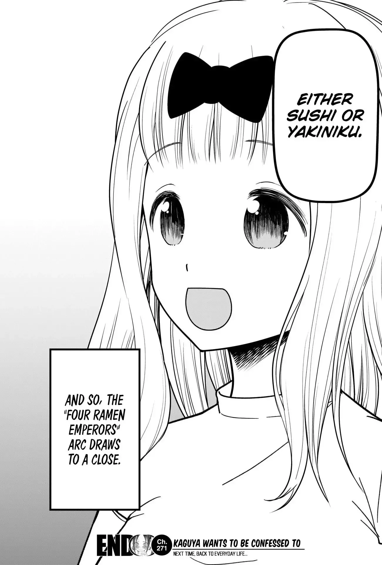 Kaguya Wants to be Confessed To: The Geniuses' War of Love and Brains Chapter 271 page 18