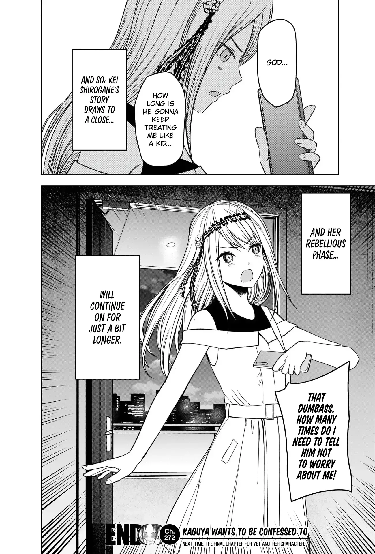 Kaguya Wants to be Confessed To: The Geniuses' War of Love and Brains Chapter 272 page 18
