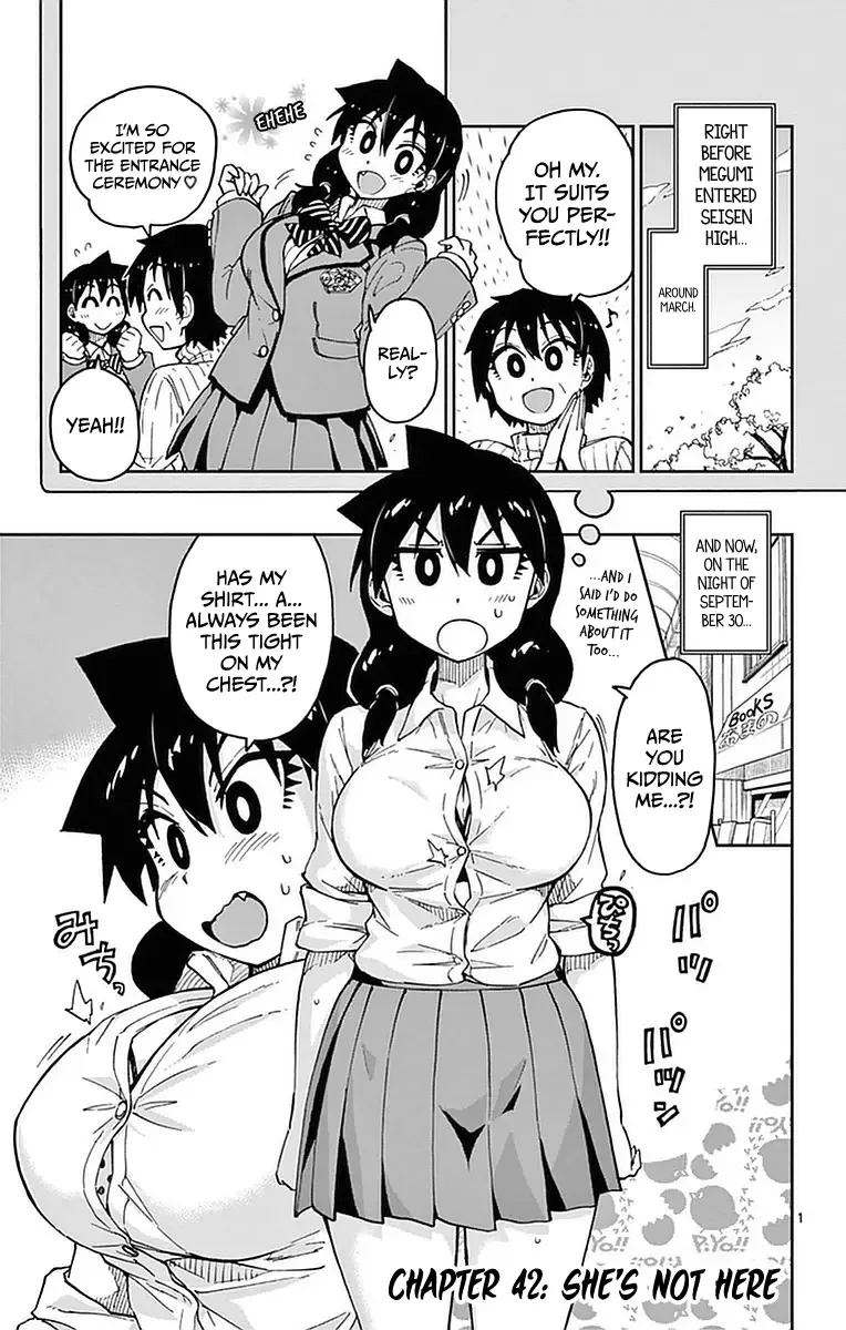 Amano Megumi is Wide Open! Chapter 42 page 1