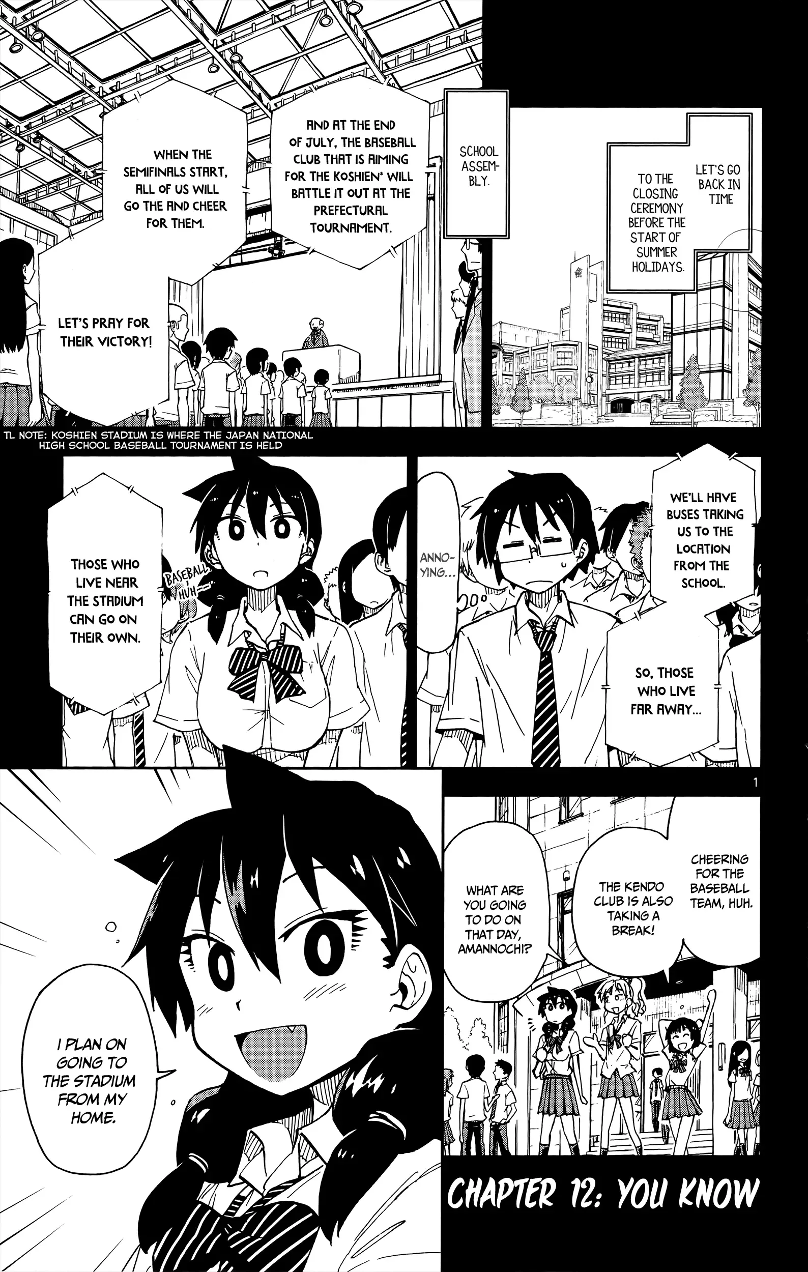 Amano Megumi is Wide Open! Chapter 12 page 2