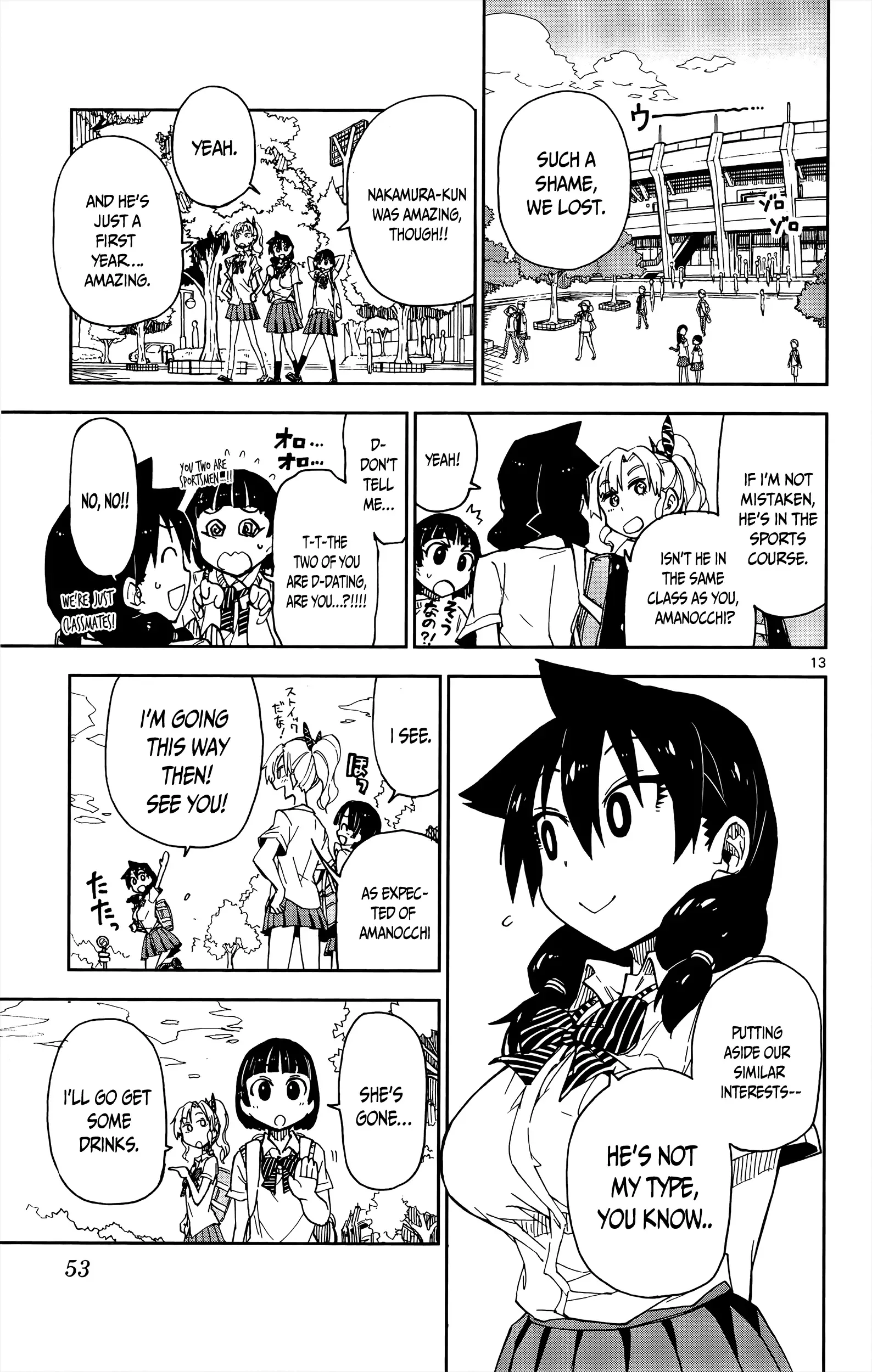 Amano Megumi is Wide Open! Chapter 12 page 14