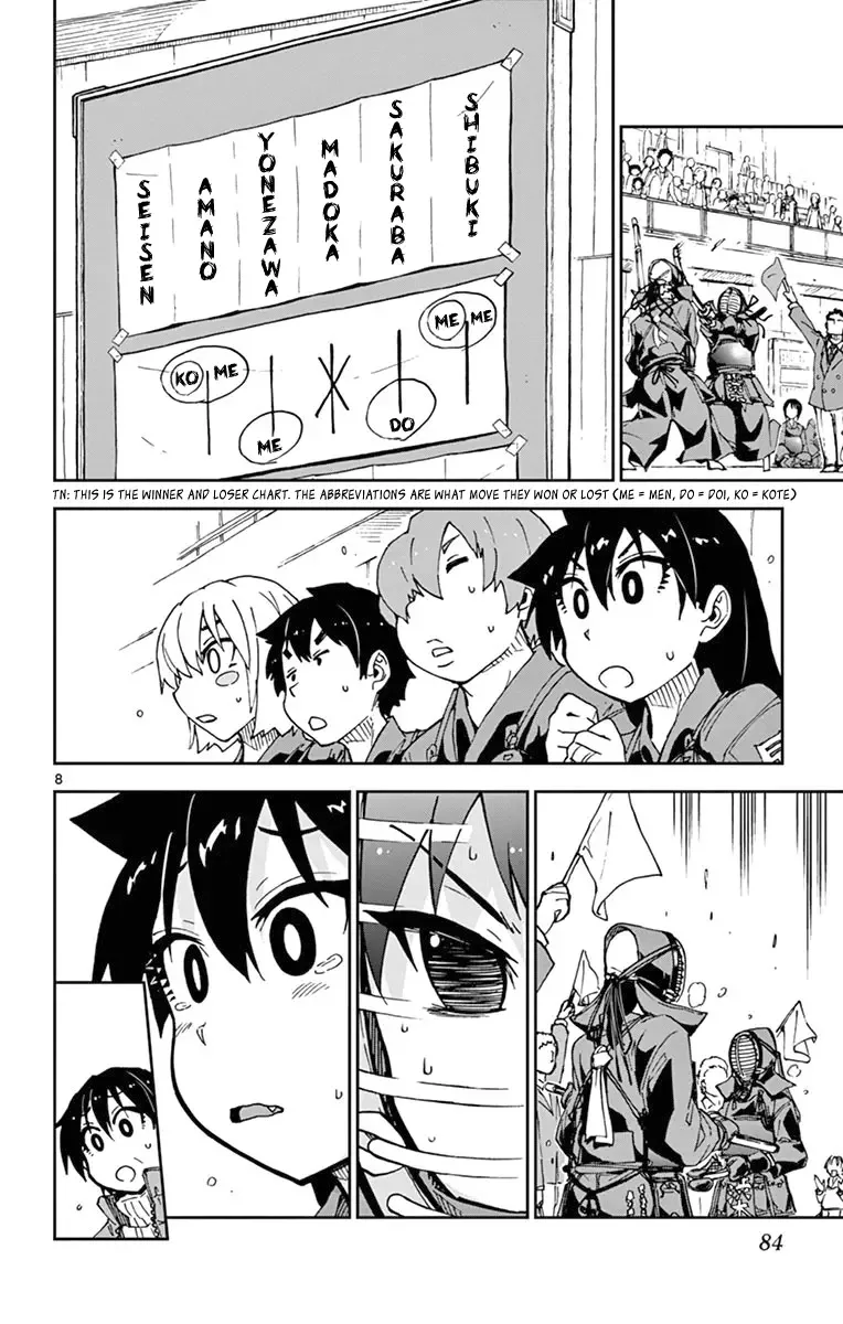Amano Megumi is Wide Open! Chapter 54 page 8