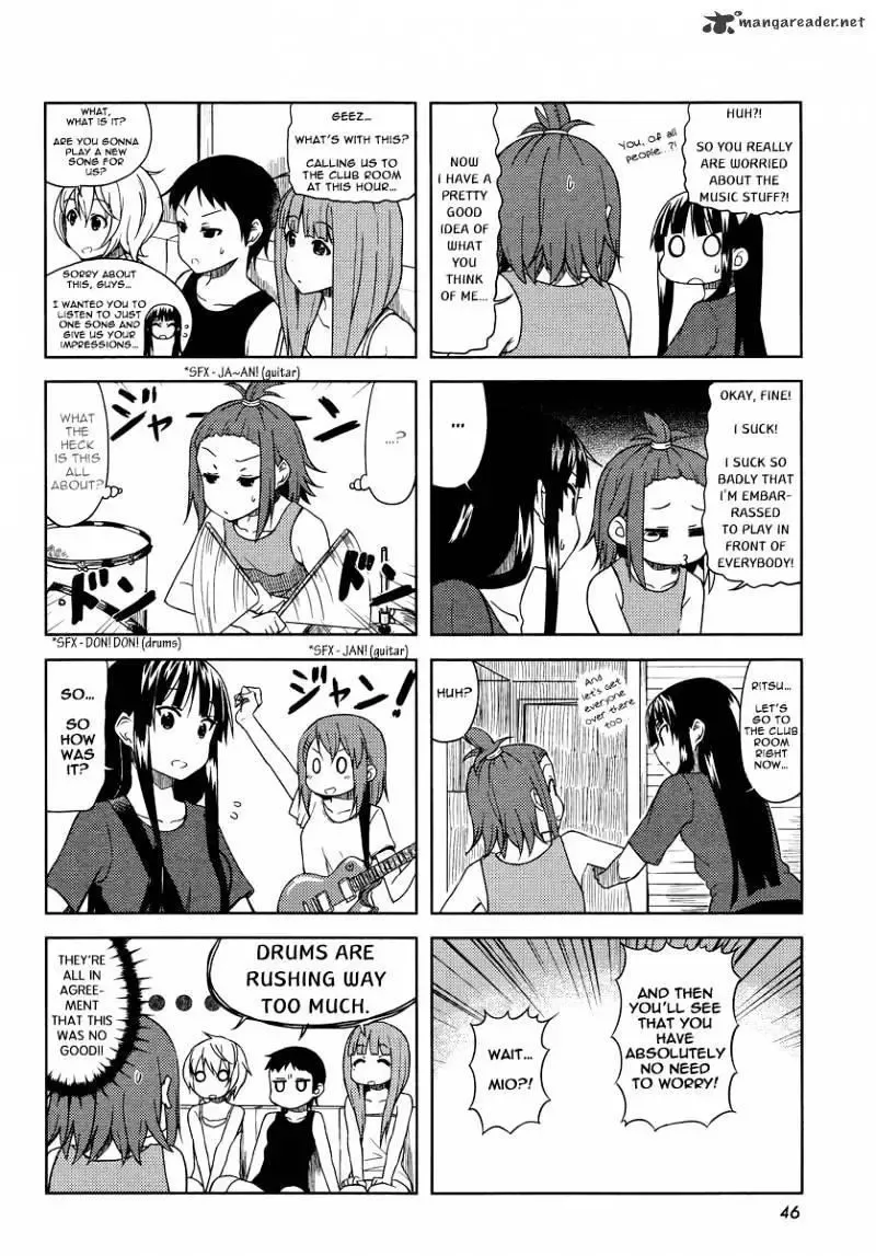 K-ON! Chapter 4 page 6