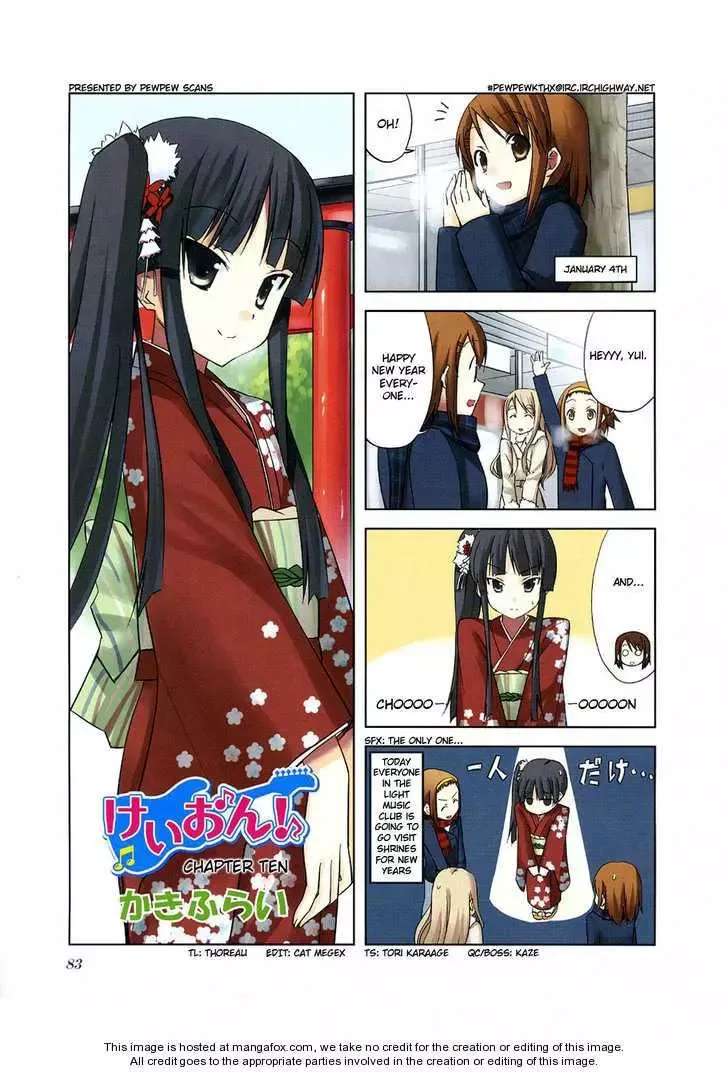 K-ON! Chapter 10.5 page 1