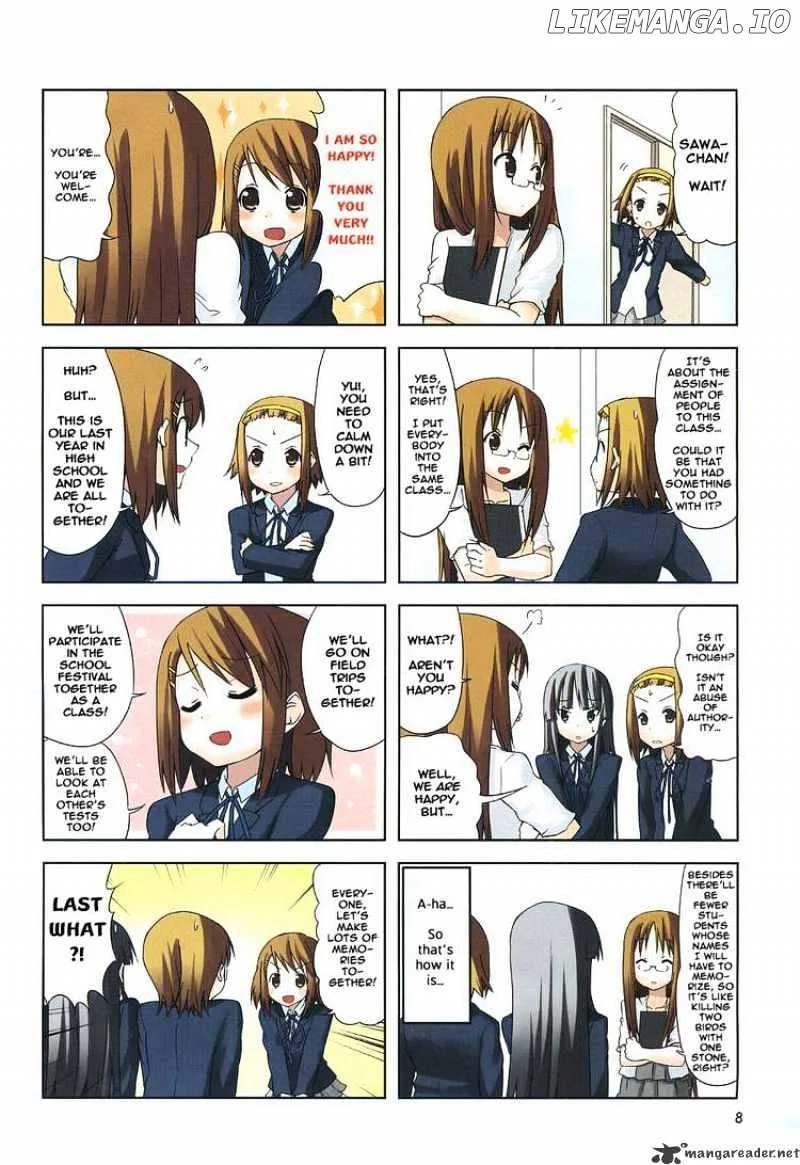 K-ON! Chapter 32 page 3