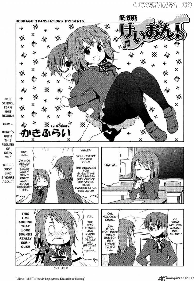 K-ON! Chapter 33 page 1