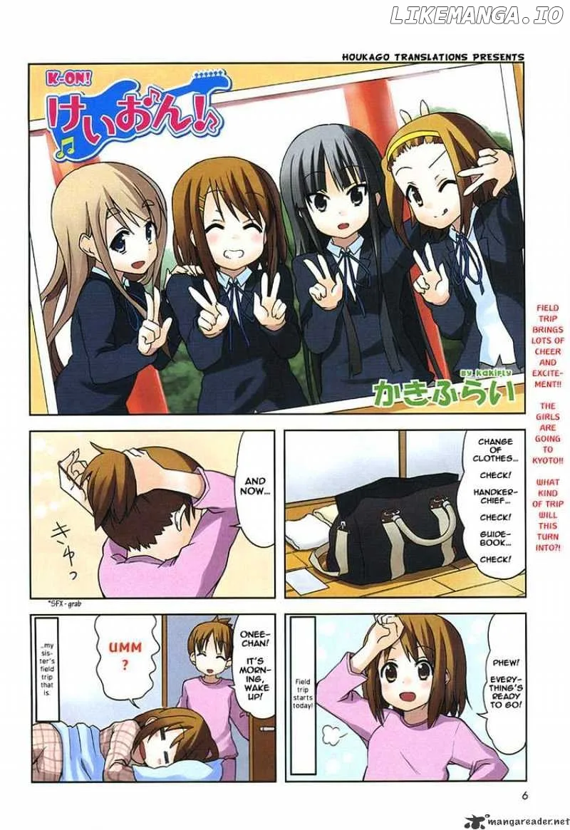 K-ON! Chapter 34 page 1