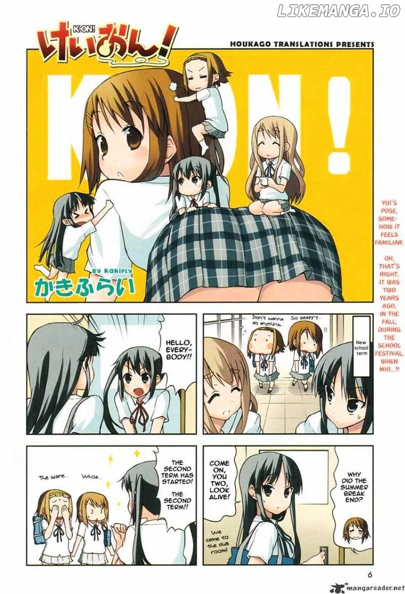 K-ON! Chapter 40 page 1