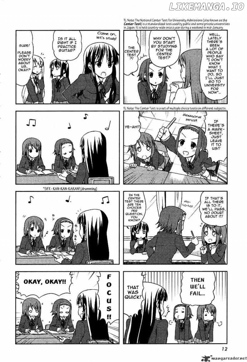 K-ON! Chapter 43 page 6