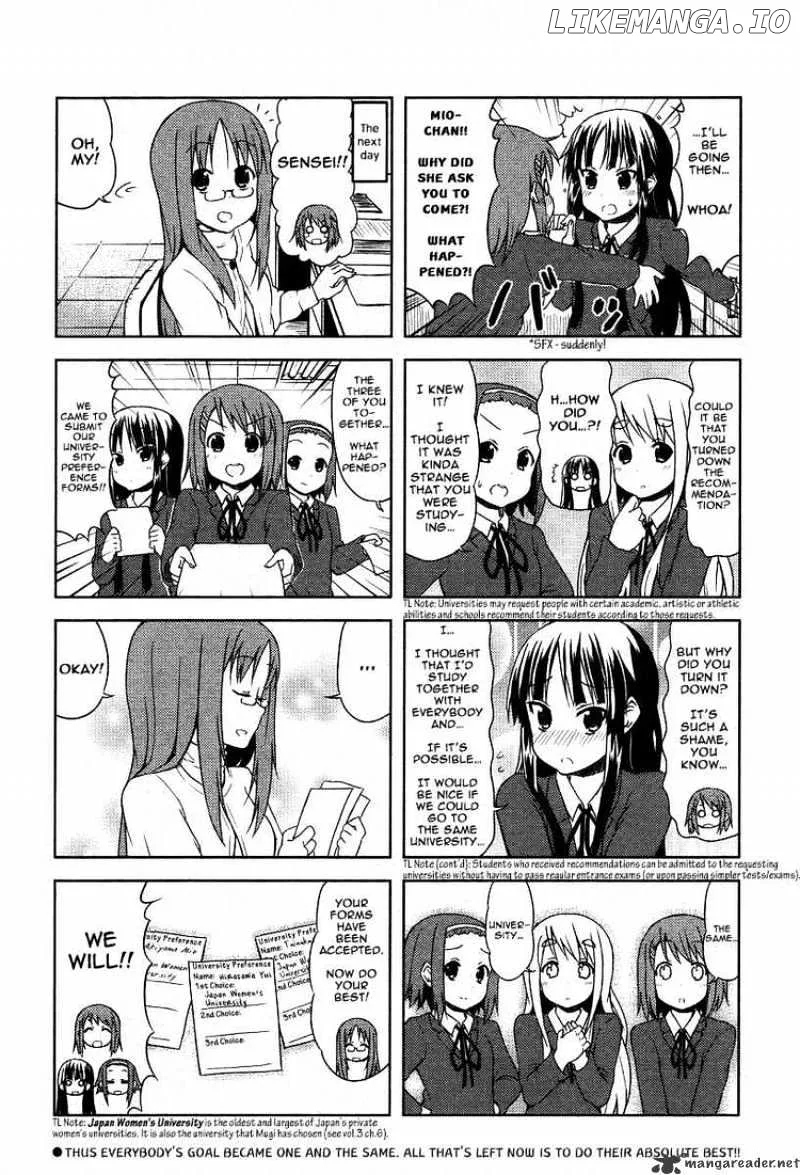 K-ON! Chapter 43 page 8