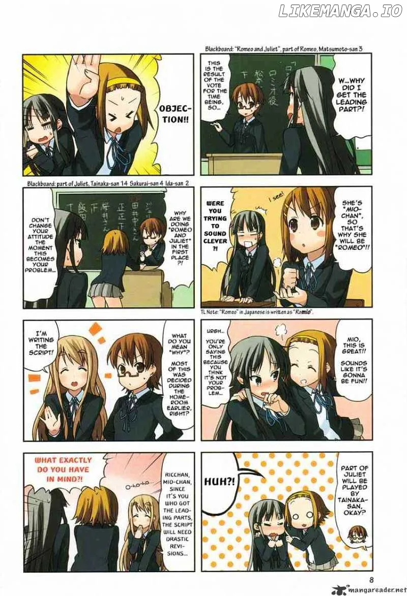 K-ON! Chapter 41 page 2