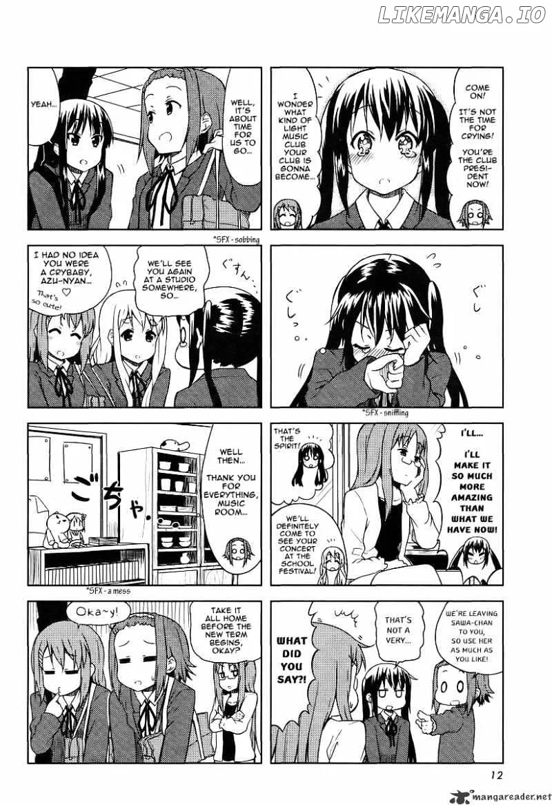 K-ON! Chapter 52 page 6