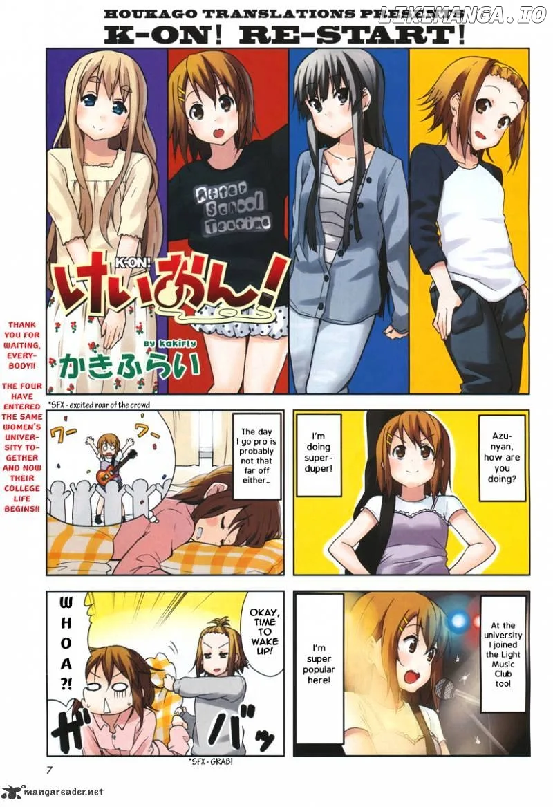 K-ON! Chapter 53 page 1