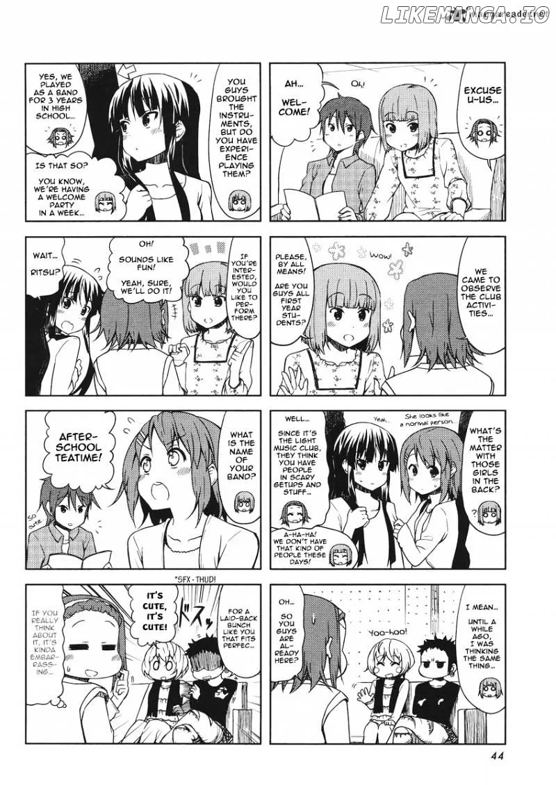 K-ON! Chapter 55 page 4