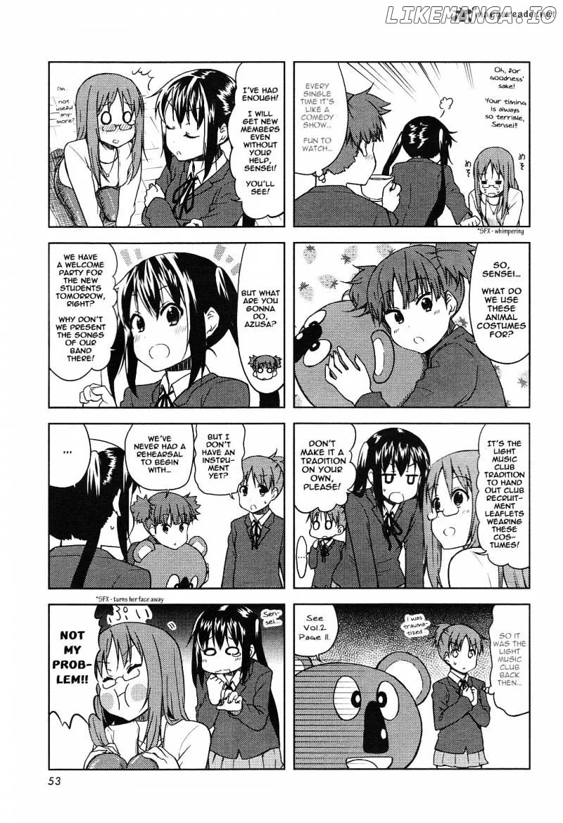 K-ON! Chapter 56 page 3