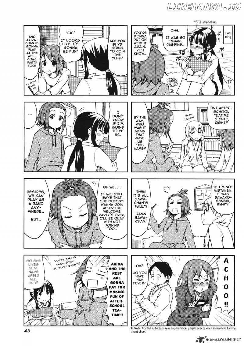 K-ON! Chapter 55 page 5
