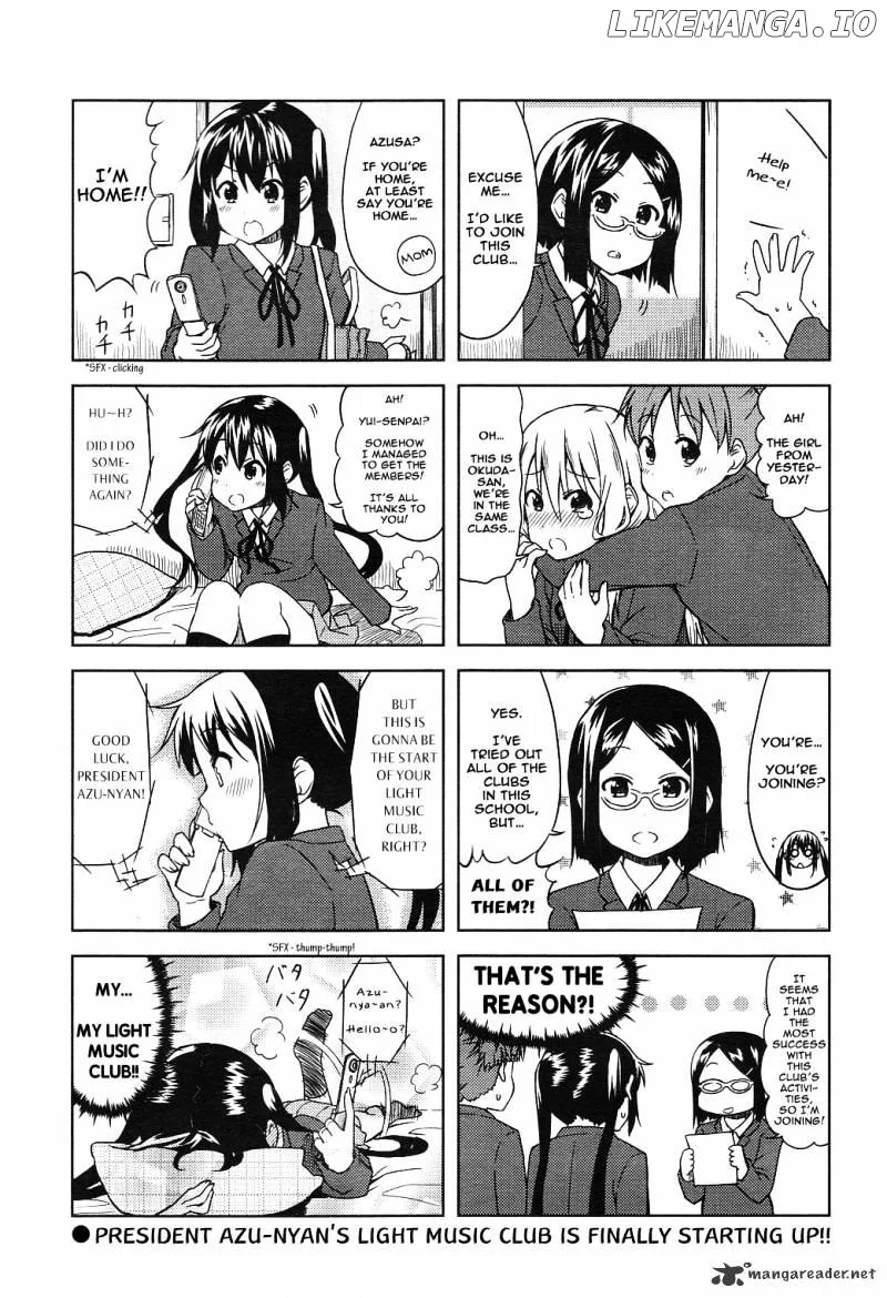 K-ON! Chapter 56 page 8