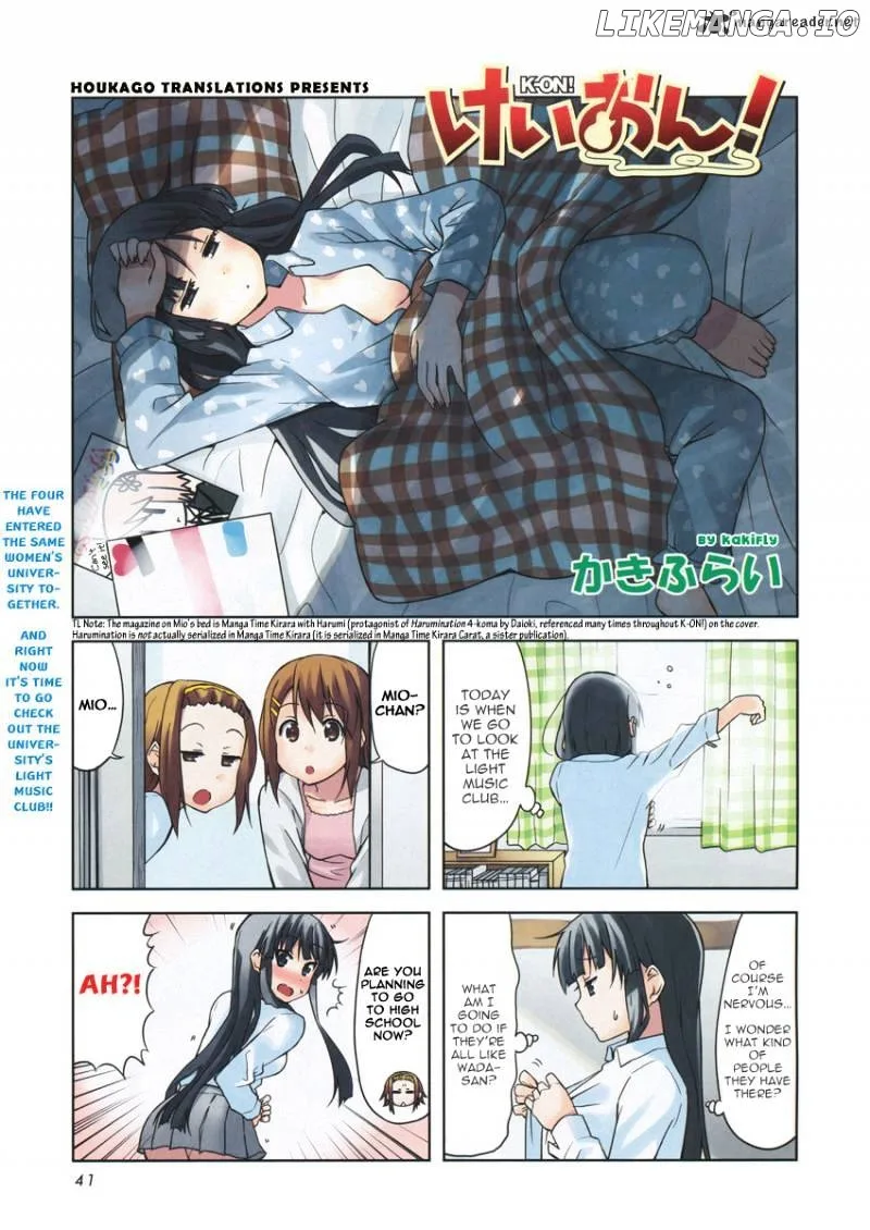 K-ON! Chapter 55 page 1